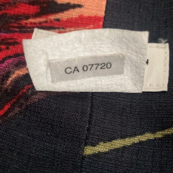 DRIES VAN NOTEN floral silk linen bubble miniskirt, black and pink, size 34 - Picture 10 of 14